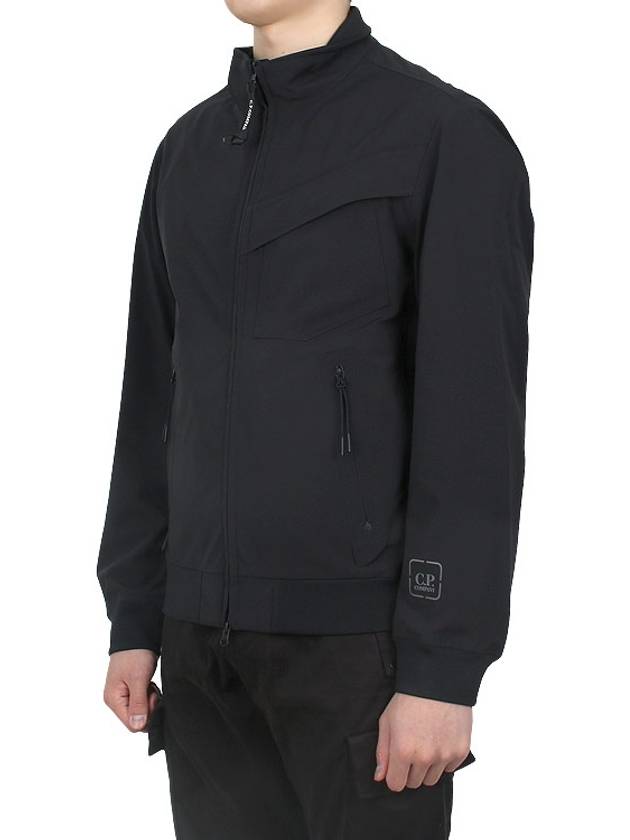 Metropolis Zip-Up Jacket Black - CP COMPANY - BALAAN 5