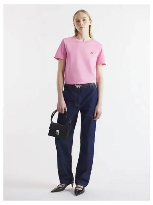 Women s Foxhead Patch Regular T Shirt Fae Pink Domestic Product - MAISON KITSUNE - BALAAN 1