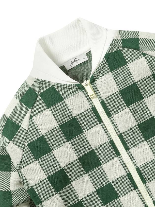 Women s Check Jacquard Raglan Cardigan - JACKNICKLAUS - BALAAN 3