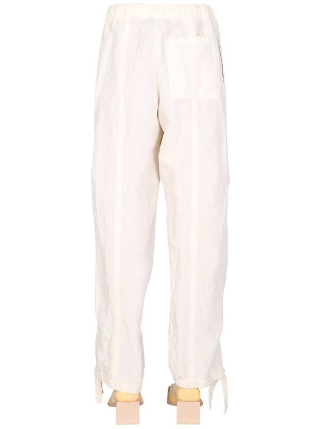 Women's Straight Pants White - JIL SANDER - BALAAN 5