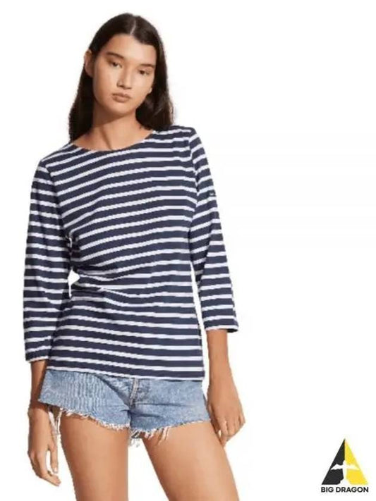 Galathee Striped Sailor Long Sleeve T-Shirt Marine Neju - SAINT JAMES - BALAAN 2