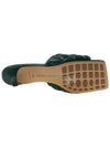 Padded Leather Mule Pine Green - BOTTEGA VENETA - BALAAN 6