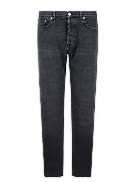 Men's Denim Straight Jeans Blue - DIOR - BALAAN 2