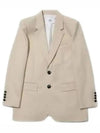 Two Button Blazer Jacket Beige - AMI - BALAAN 2