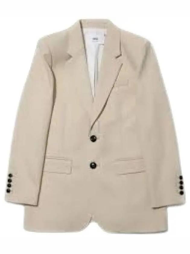 Two Button Blazer Jacket Beige - AMI - BALAAN 2