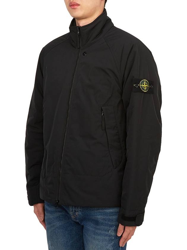 Micro Twill Pure Insulation Technology Primaloft Jacket Black - STONE ISLAND - BALAAN 4