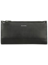 Logo Continental Long Wallet Black - ACNE STUDIOS - BALAAN 1