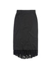 Lingerie Tailored H-Line Skirt Grey - BALENCIAGA - BALAAN 2