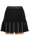 Golf Wear Women s Knit Skirt MLW 2C AE10 BLACK - MARK & LONA - BALAAN 8