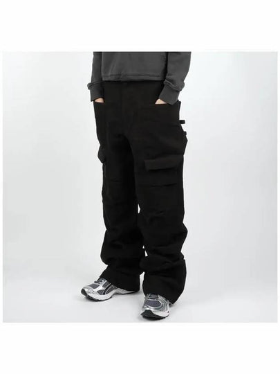 RU02D6346 TB 09 Denim Wide Cargo Pants - RICK OWENS - BALAAN 2