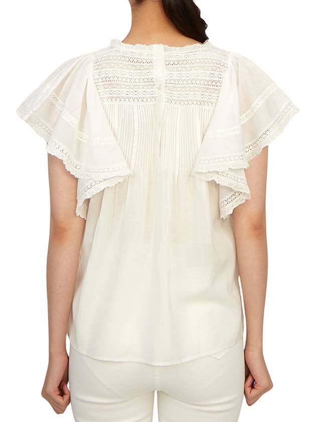 Calisson women s short sleeve blouse 2HVA27 V09012 001 - VANESSA BRUNO - BALAAN 4