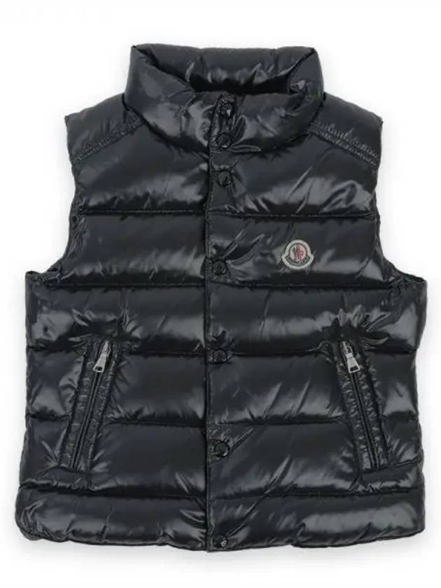 Kids TIB Logo Patch Padded Vest Black 1A12620 68950 999 1065326 - MONCLER - BALAAN 1