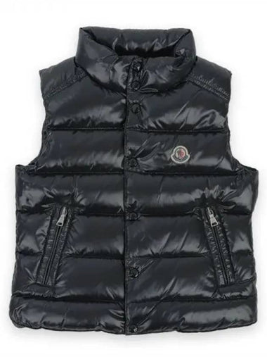 Kids TIB Logo Patch Padded Vest Black 1A12620 68950 999 271039 1065326 - MONCLER - BALAAN 1