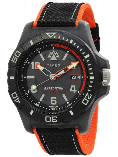 Timex Expedition North Freedive Ocean Solar Black Dial Men's Watch TW2V66100 - TIMEX - BALAAN 1