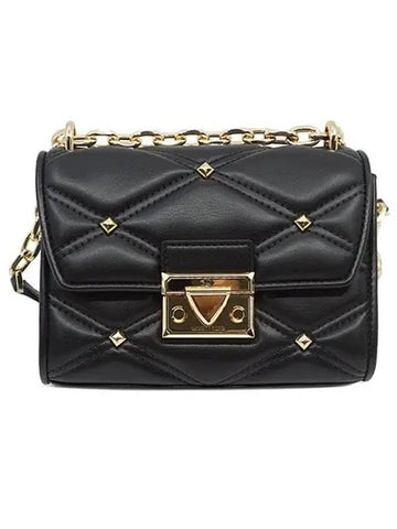 Serena small flap crossbody bag 35F2GNRC6I BLACK - MICHAEL KORS - BALAAN 1