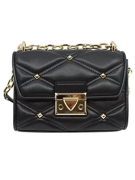 Serena small flap crossbody bag 35F2GNRC6I BLACK - MICHAEL KORS - BALAAN 1