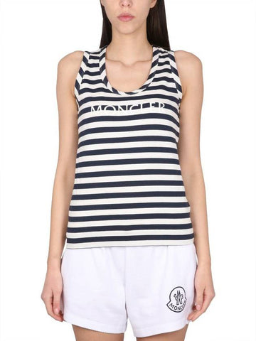 Moncler Top With Logo Print - MONCLER - BALAAN 1