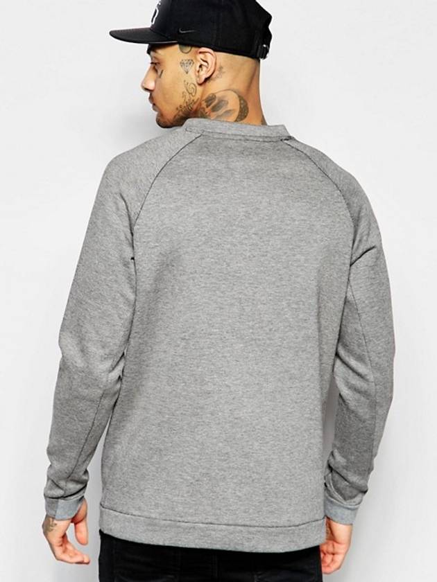 Tech Fleece Pocket Long Sleeve T-Shirt Grey - NIKE - BALAAN 3