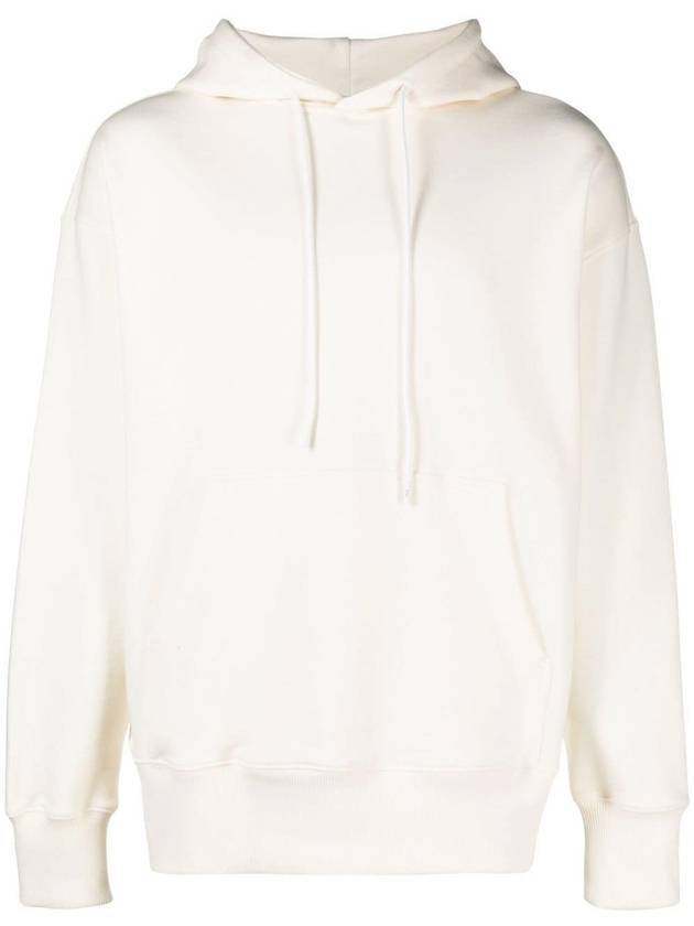 Back Logo Kangaroo Pocket Hoodie Ivory - MSGM - BALAAN 2