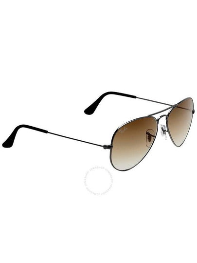 Ray Ban Aviator Gradient Light Brown Unisex Sunglasses RB3025 004/51 55 - RAY-BAN - BALAAN 2