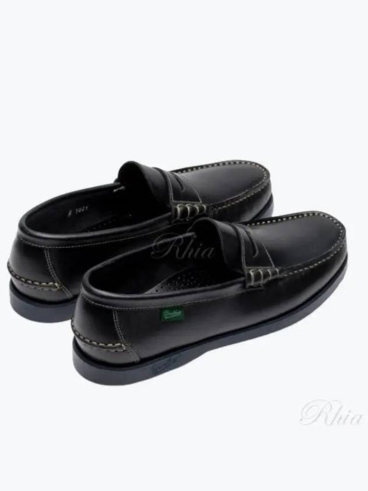 Coraux Leather Loafers Marine - PARABOOT - BALAAN 2