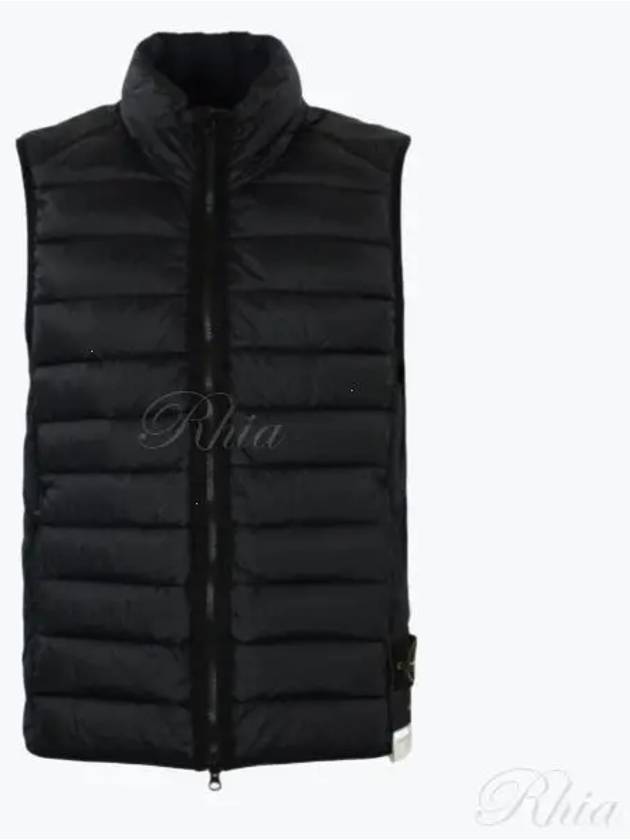 Loom Woven Chambers Recycled Nylon Down TC Vest Navy - STONE ISLAND - BALAAN 2