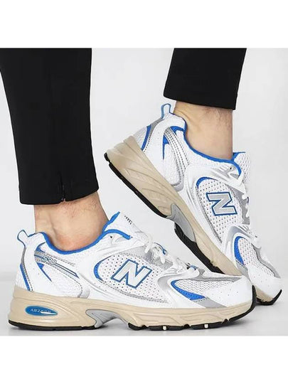 530 Mesh Low Top Sneakers Blue Oasis White - NEW BALANCE - BALAAN 2