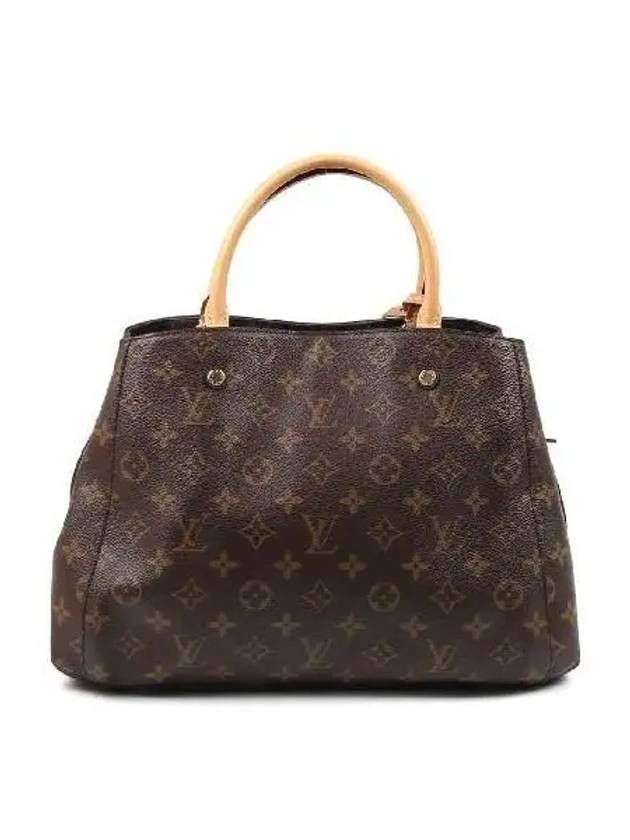 M41056 Monogram Canvas Montaigne MM Tote Bag and Shoulder - LOUIS VUITTON - BALAAN 4