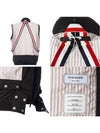 4 Bar Poly Twill Down Vest Charcoal - THOM BROWNE - BALAAN 11