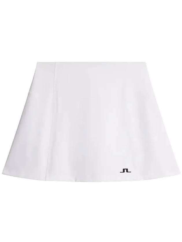 Kayla Logo Print Skirt White - J.LINDEBERG - BALAAN 2