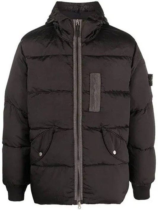 Wappen Patch Metal Econyl Down Padding Charcoal - STONE ISLAND - BALAAN 2