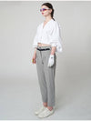 Slim Baggy G Pants Grey - ATHPLATFORM - BALAAN 8