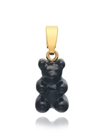 NOSTALGIA BEAR BLACK CLASSIC CONNECTOR Pendant Women Charm 1208392 - CRYSTAL HAZE - BALAAN 1