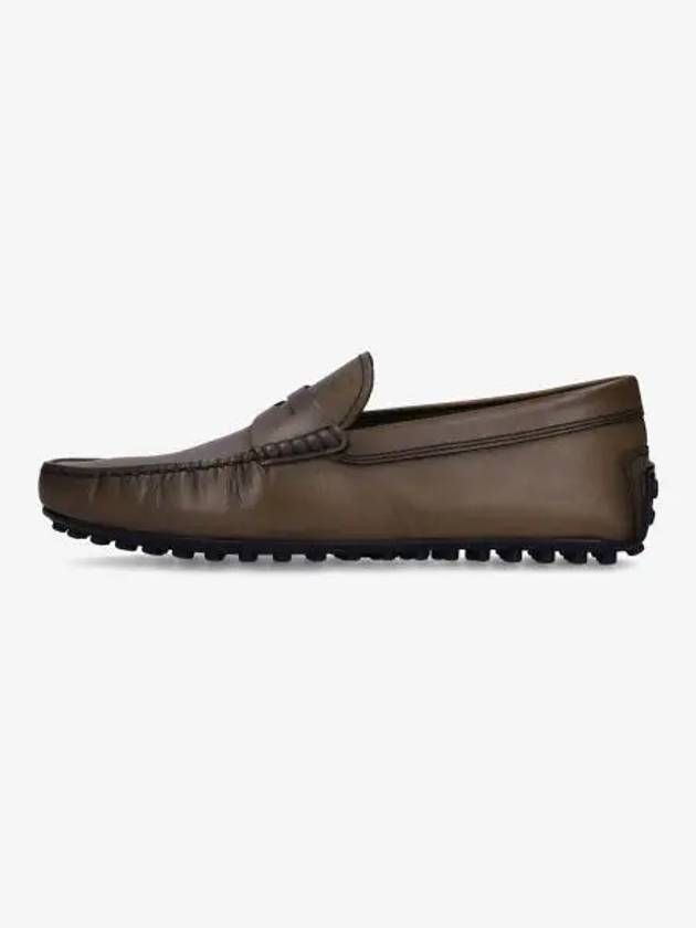 Men's City Gommino Driving Shoes Brown - TOD'S - BALAAN 2