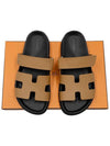 Chypre Calfskin Sandals Natural - HERMES - BALAAN 2