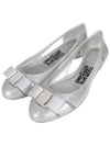 Vara Bow Jelly Ballet Flat Silver - SALVATORE FERRAGAMO - BALAAN 3