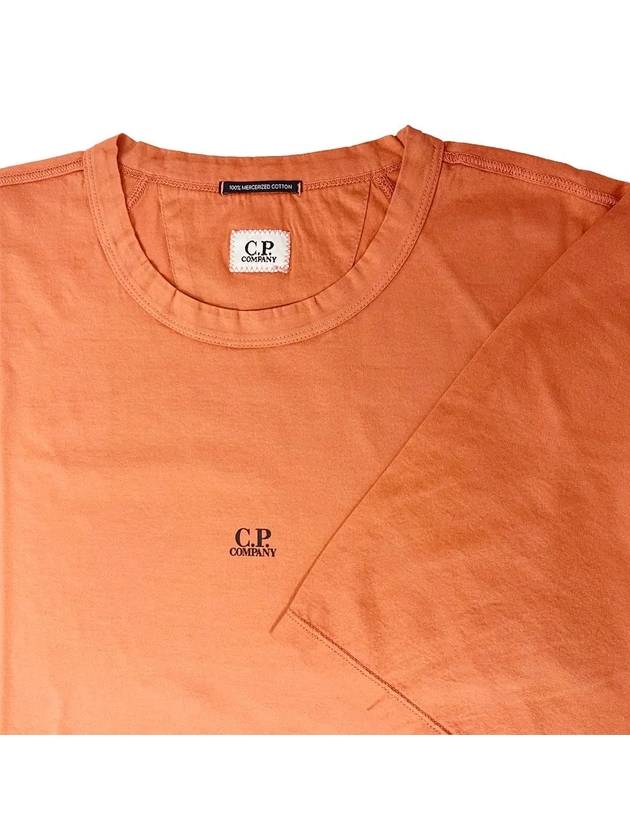 13Th Anniversary Mercerized Short Sleeve T-Shirt Orange - CP COMPANY - BALAAN 4