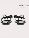 Rubber Rockstud Flip Flops Black - VALENTINO - BALAAN 5