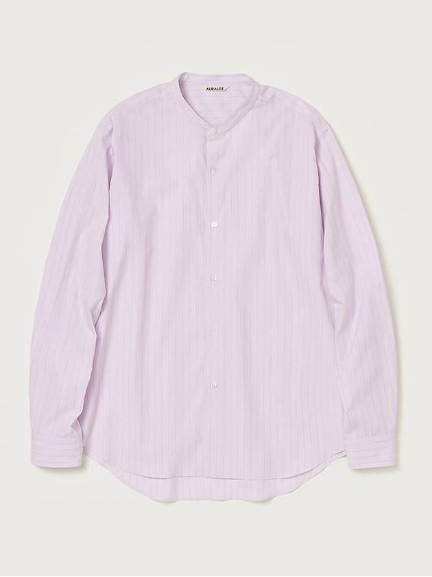 Subin high count cloth striped shirt - AURALEE - BALAAN 1