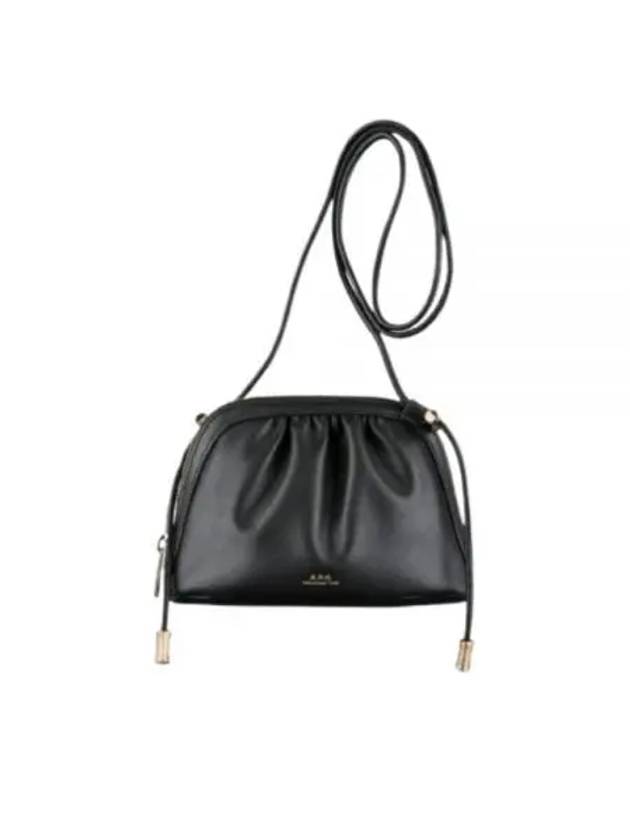 Ninon Small Drawstring Cross Bag Black - A.P.C. - BALAAN 2