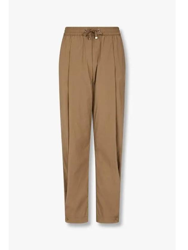 Women s One Tuck Easy String Pants Camel - HERNO - BALAAN 1