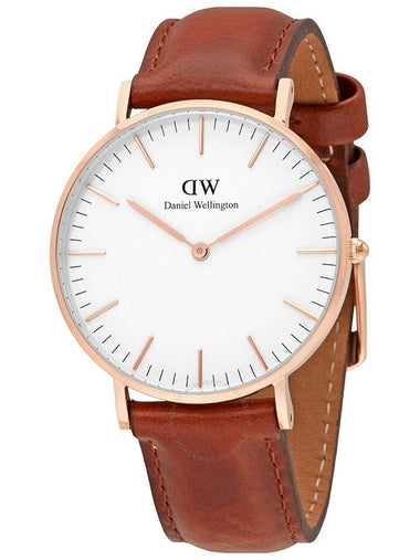 Daniel Wellington Classic St Mawes White Dial Ladies Watch DW00100035 - DANIEL WELLINGTON - BALAAN 1