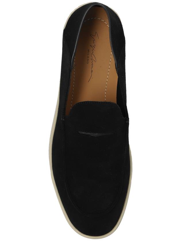 Giorgio Armani Suede Shoes, Men's, Black - GIORGIO ARMANI - BALAAN 6