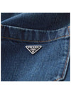 Triangle logo denim shirt jacket GEC066 14EF F0008 - PRADA - BALAAN 3