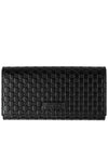 Women's Micro GG Ssima Flap Continental Long Wallet Black - GUCCI - BALAAN 2