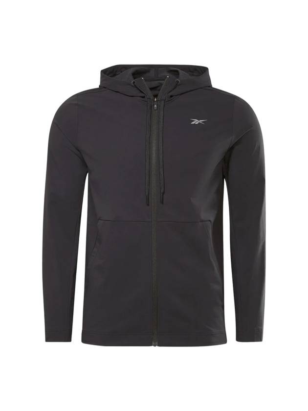 Performance Zip-Up Hoodie Black - REEBOK - BALAAN 1