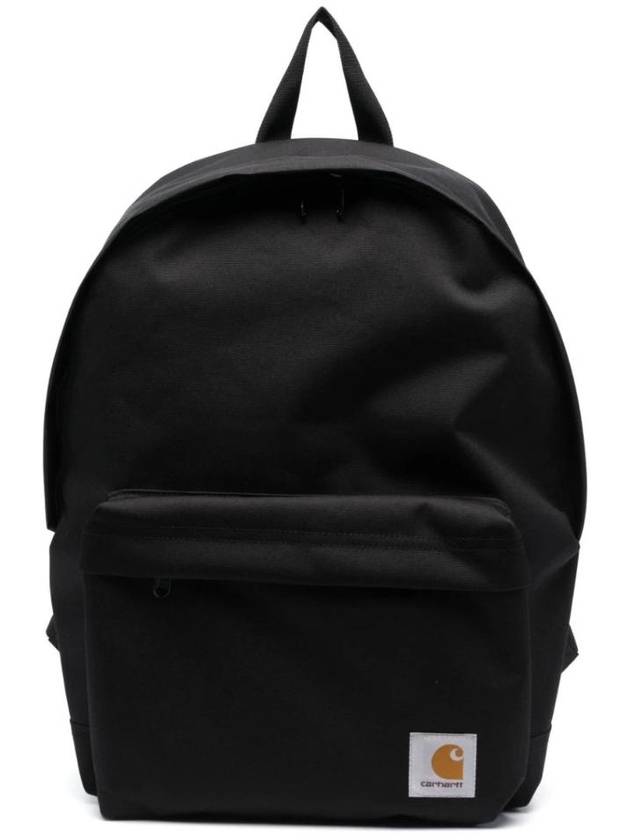 Logo Patch Backpack Black - CARHARTT WIP - BALAAN 1