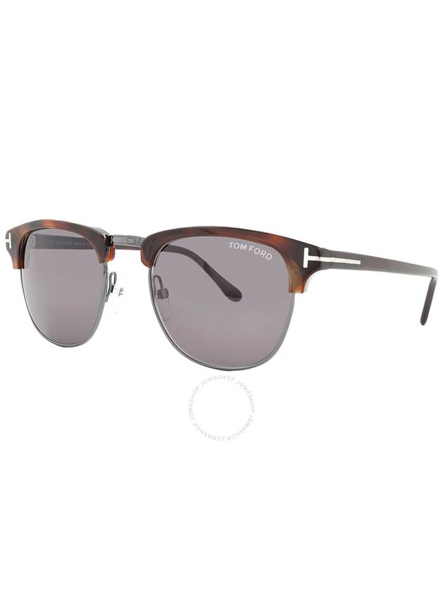 Sunglasses FT0248 52A DARK HAVANA SMOKE - TOM FORD - BALAAN 4