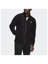 Original Adicolor Classic Trefoil Teddy Fleece Zip Up Hoodie Black - ADIDAS - BALAAN 2