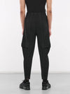 Pleated Cargo Track Pants Black - ISSEY MIYAKE - BALAAN 4